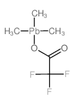 2,2,2-trifluoroacetic acid; trimethyllead Structure