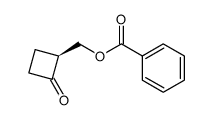 (S)-2-[(benzoyloxy)methyl]cyclobutanone Structure