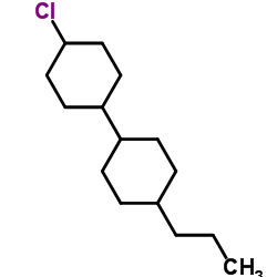 4-chloro-4'-propylbi(cyclohexane)结构式