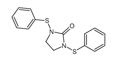 1,3-bis(phenylsulfanyl)imidazolidin-2-one Structure