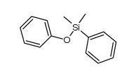 Dimethylphenylphenoxysilane Structure