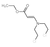 ethyl (E)-3-[bis(2-chloroethyl)amino]prop-2-enoate结构式