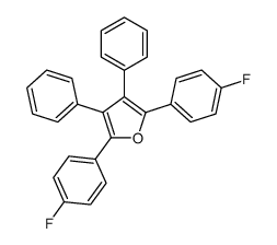 2,5-Bis(p-fluorophenyl)-3,4-diphenylfuran结构式