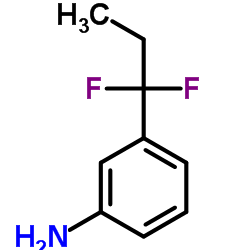 3-(1,1-Difluoropropyl)aniline Structure