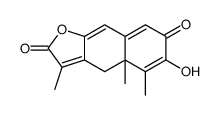 6-hydroxy-3,4a,5-trimethyl-4H-benzo[f][1]benzofuran-2,7-dione结构式