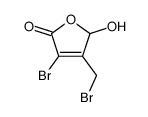 4-bromo-3-(bromomethyl)-2-hydroxy-2H-furan-5-one Structure