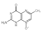 2-amino-6-methyl-8-oxo-2,3-dihydropteridin-4-one结构式