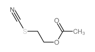 Thiocyanicacid, 2-(acetyloxy)ethyl ester结构式