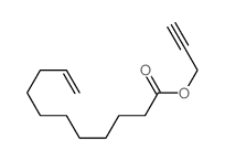 prop-2-ynyl undec-10-enoate结构式