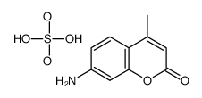 7-amino-4-methylcoumarin hydrogensulfate (salt) Structure