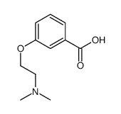 3-[2-(Dimethylamino)ethoxy]benzoic acid Structure