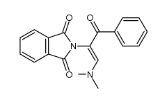2-[1-(dimethylamino)-3-oxo-3-phenylprop-1-en-2-yl]-1H-isoindole-1,3(2H)dione Structure