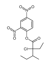2-Chlorobutyric acid 2-(1-methylpropyl)-4,6-dinitrophenyl ester Structure