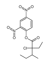 2-Chlorobutyric acid 2-(1-methylpropyl)-4,6-dinitrophenyl ester结构式