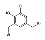 2,4-Bis-brommethyl-6-chlor-phenol结构式