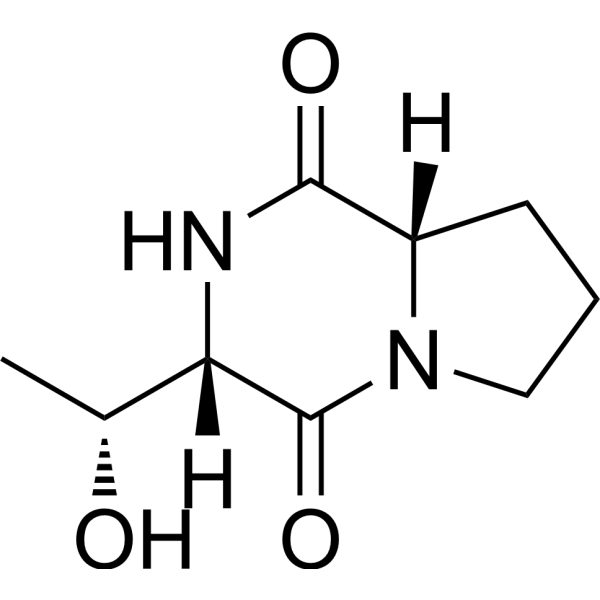 Cyclo(Pro-Thr) Structure