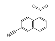 2-Cyano-5-nitronaphthalene Structure