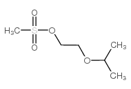 METHANESULFONIC ACID 2-ISOPROPOXYETHYL ESTER Structure