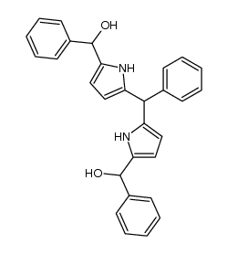 1,9-bis-benzoyl-5-phenyldipyrromethane Structure