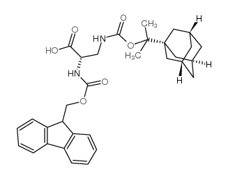 fmoc-dap(adpoc)-oh结构式