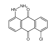 1-CHLORO-5-HYDRAZINO-9,10-ANTHRACENEDIONE结构式
