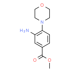 methyl 3-amino-4-morpholinobenzoate structure