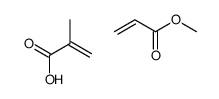 methyl prop-2-enoate,2-methylprop-2-enoic acid结构式