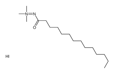 trimethyl-(tetradecanoylamino)azanium,iodide Structure