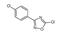 5-chloro-3-(4-chlorophenyl)-1,2,4-oxadiazole structure