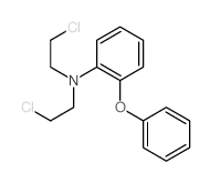 Benzenamine,N,N-bis(2-chloroethyl)-2-phenoxy-结构式