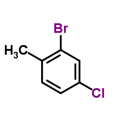 Toluene, 2-bromo-4-chloro- Structure