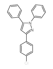 1H-Pyrazole,3-(4-chlorophenyl)-1,5-diphenyl- picture