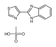 4-(1H-benzimidazol-2-yl)-1,3-thiazole,methanesulfonic acid Structure