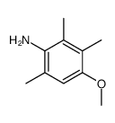 Benzenamine, 4-methoxy-2,3,6-trimethyl- (9CI) structure