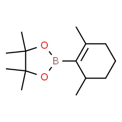 2-(2,6-Dimethyl-1-cyclohexen-1-yl)-4,4,5,5-tetramethyl-1,3,2-dioxaborolane结构式
