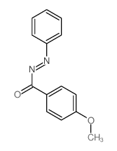 Methanone,(4-methoxyphenyl)(2-phenyldiazenyl)-结构式