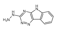3-Hydrazino[1,2,4]triazino[5,6-b]indole结构式