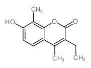 3-ethyl-7-hydroxy-4,8-dimethyl-2H-chromen-2-one picture