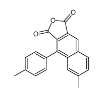 6-methyl-4-(4-methylphenyl)benzo[f][2]benzofuran-1,3-dione结构式
