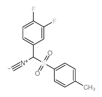 1,2-二氟-4-(异氰基(对甲苯磺酰基)甲基)苯结构式