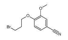 4-(3-bromopropoxy)-3-methoxybenzonitrile Structure