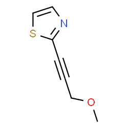 Thiazole,2-(3-methoxy-1-propynyl)- (9CI) Structure