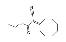 cyano-cyclooctyliden-acetic acid ethyl ester结构式