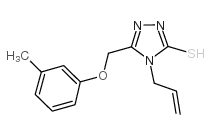 3-[(3-methylphenoxy)methyl]-4-prop-2-enyl-1H-1,2,4-triazole-5-thione picture