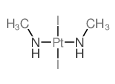 methanamine; platinum(+2) cation; diiodide结构式