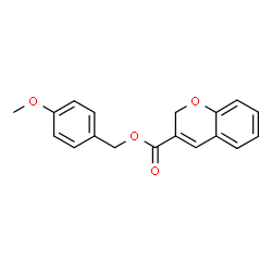 4-Methoxybenzyl 2H-chromene-3-carboxylate结构式