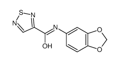 1,2,5-Thiadiazole-3-carboxamide,N-1,3-benzodioxol-5-yl-(9CI) picture