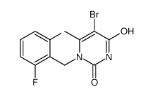 5-BROMO-1-(2,6-DIFLUORO-BENZYL)-6-METHYL-1H-PYRIMIDINE-2,4-DIONE picture