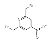 2,6-Bis(bromomethyl)-4-nitropyridine结构式