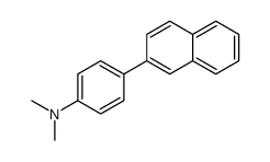Benzenamine, N,N-dimethyl-4-(2-naphthalenyl)- Structure